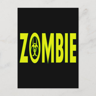 Radioactive Zombie Postcard
