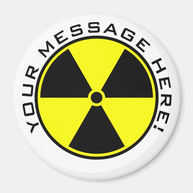 Radioactivity Magnet (Front)