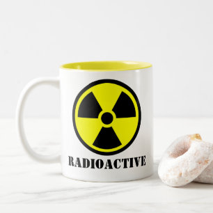 Radioactivity Trifoil Symbol Two-Tone Coffee Mug