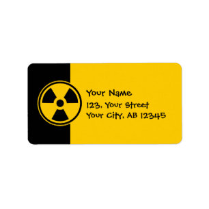 Radioactivity Warning Label