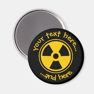 Radioactivity Warning Magnet