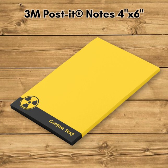 Radioactivity Warning Post-it Notes (Creator Uploaded)