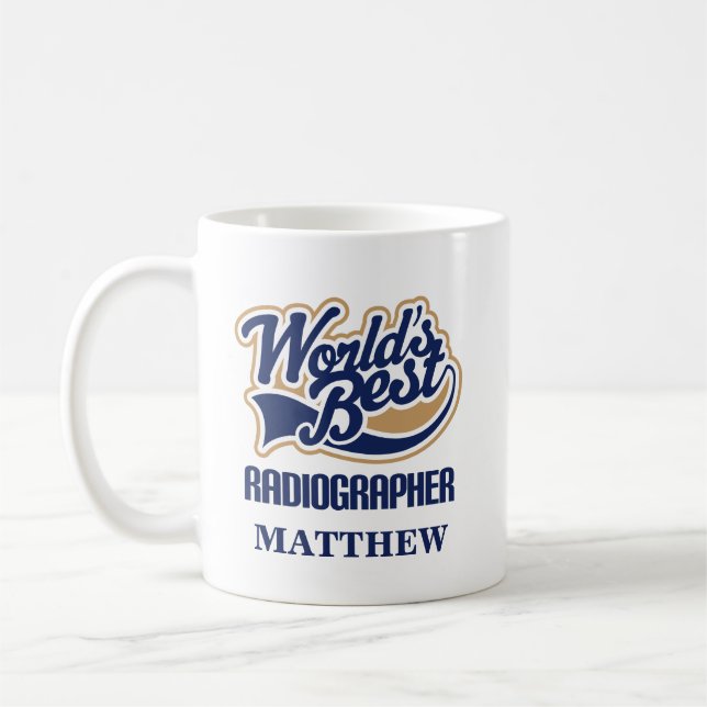 Radiographer Personalised Mug Gift (Left)