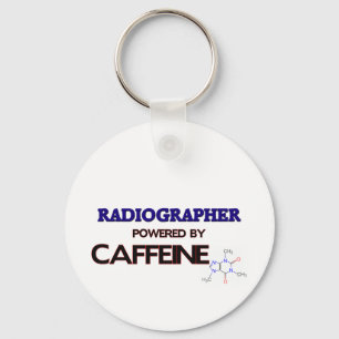 Radiographer Powered by caffeine Key Ring