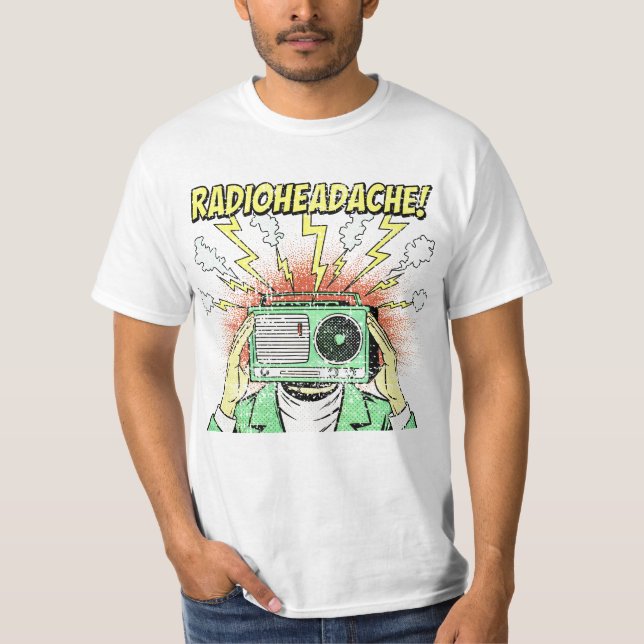 Radioheadache Vintage Retro T-Shirt (Front)