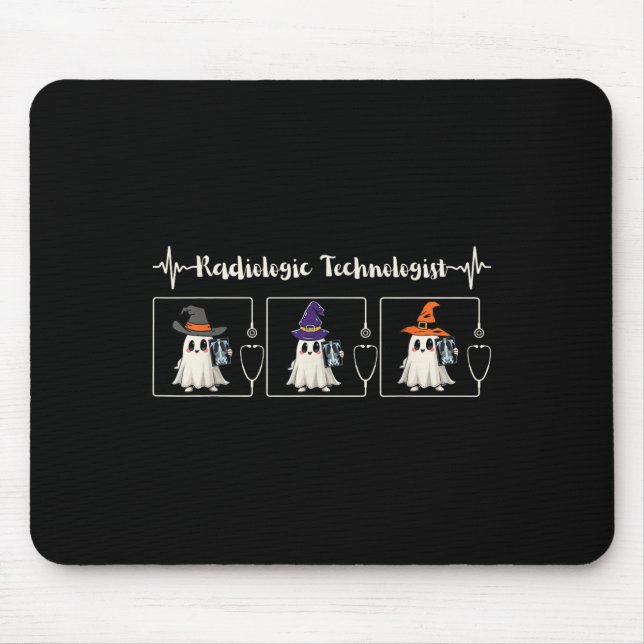 Radiologic Technologist Ghost Radiology X-ray Tech Mouse Pad (Front)