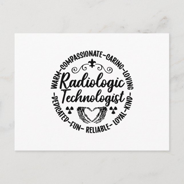 Radiologic Technologist Nurse Xray Radiology Tech Postcard (Front)