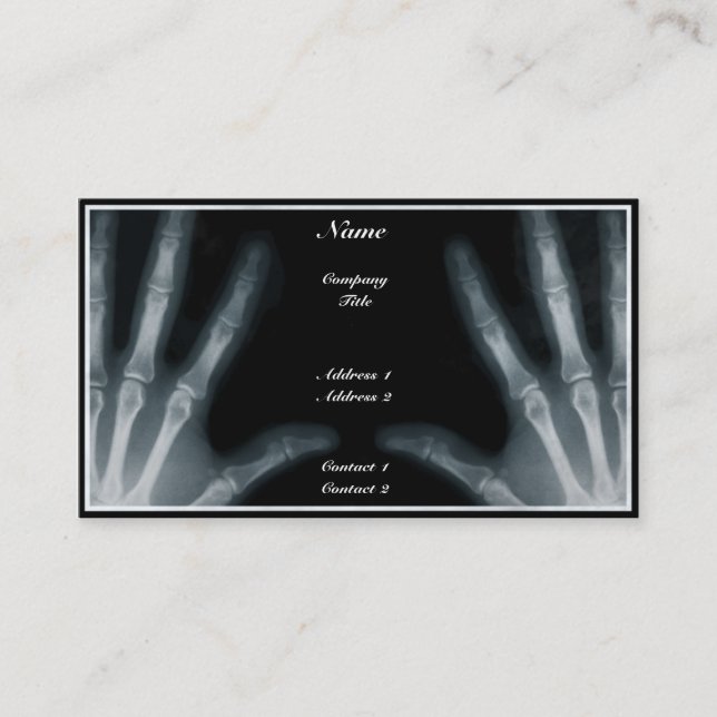 Radiologist - Business Card (Front)