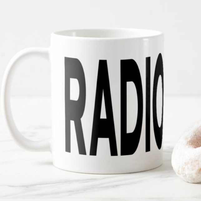 Radiologist Minimalist Typography Wraparound Coffee Mug (Creator Uploaded)