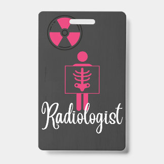 Radiologist Name Badge ID Badge