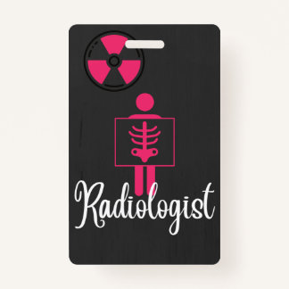 Radiologist Name Badge ID Badge