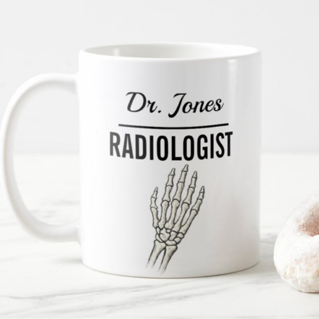 RADIOLOGIST Personalised Name Doctor Gift Coffee Mug (Creator Uploaded)