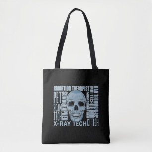 Radiologist X-Ray Skull Radiology Tech Radiologic Tote Bag