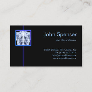 Radiologist - X-ray Treatment Business Card