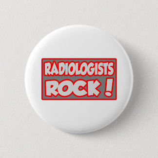 Radiologists Rock! 6 Cm Round Badge