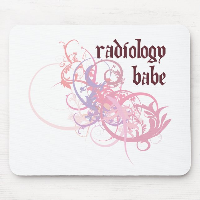 Radiology Babe Mouse Pad (Front)