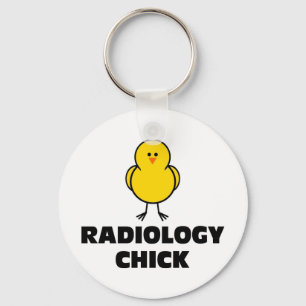 Radiology Chick Key Ring