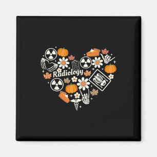 Radiology Fall Heart Xray Tech Autumn Pumpkin Than Magnet