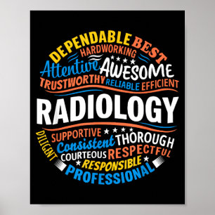 Radiology Funny Rad Tech Week Appreciation Radiolo Poster
