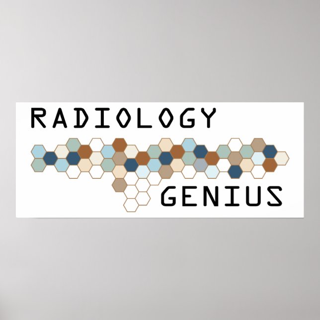 Radiology Genius Poster (Front)