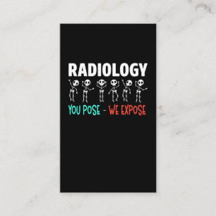 Radiology Humor Xray Skeletons Radiologist Business Card
