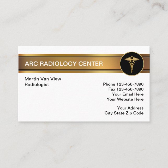 Radiology Lab Business Card (Front)