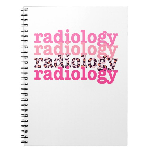 Radiology Leopard Notebook (Front)