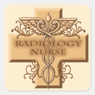 Radiology Nurse Caduceus Sticker