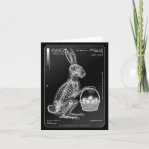 Radiology Nurse Radiologist Funny Easter Bunny Card