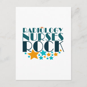Radiology Nurses Rock Postcard