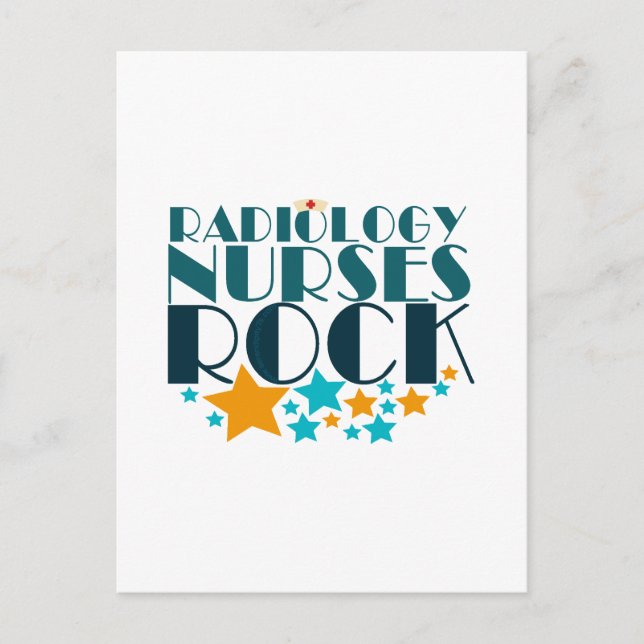 Radiology Nurses Rock Postcard (Front)
