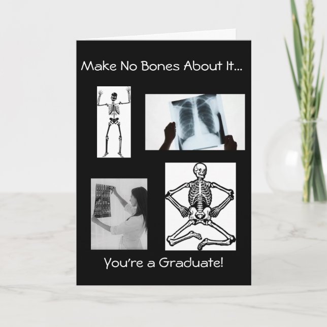 Radiology - Orthopaedics Graduation Greeting Card (Front)