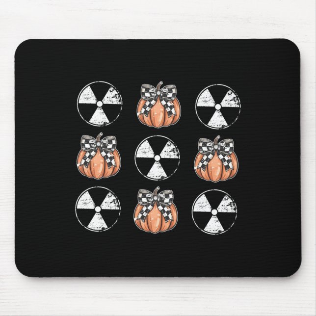 Radiology Pumpkin Coquette Fall Autumn Xray Tech H Mouse Pad (Front)