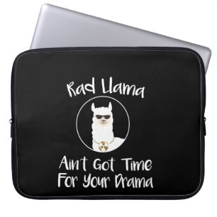 Radiology Rad Llama No Time For Drama Laptop Sleeve