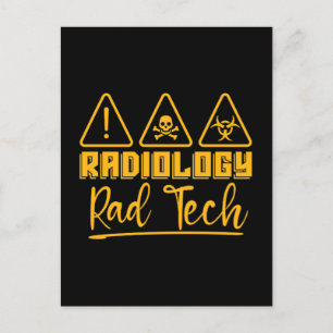 Radiology Rad Tech Radiologist Xray Technician Holiday Postcard