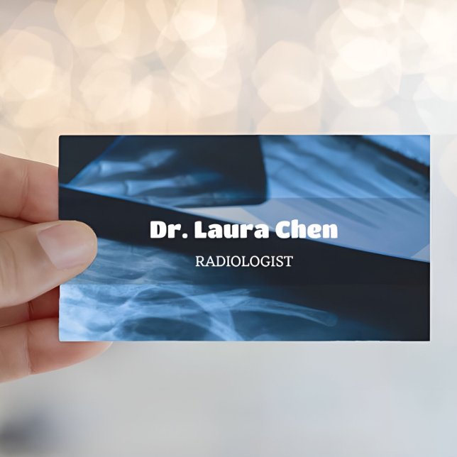 Radiology Radiologist Business Card (Radiologist Business Card)