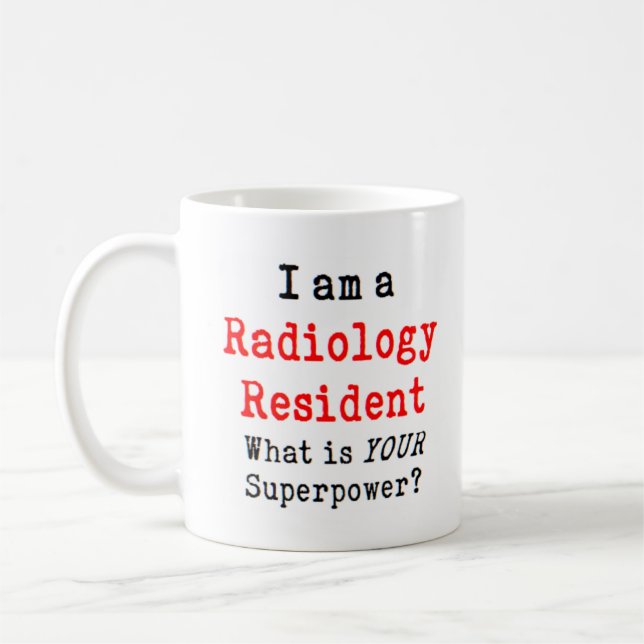 radiology resident coffee mug (Left)