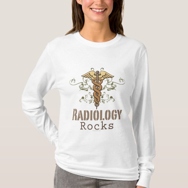 Radiology Rocks Radiologist Long Sleeve T shirt (Front)