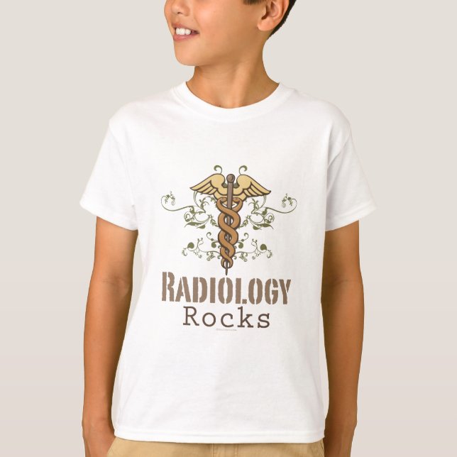 Radiology Rocks Radiology Kids T shirt (Front)