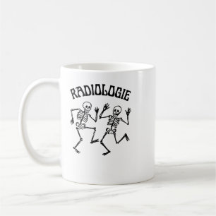 Radiology Skeleton Dance Vintage Humor Coffee Mug