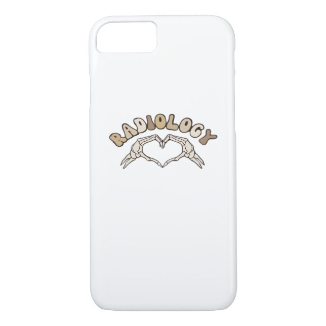 Radiology Skeleton Heart Hands Classic Case-Mate iPhone Case (Back)