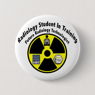 Radiology Student In Training 6 Cm Round Badge