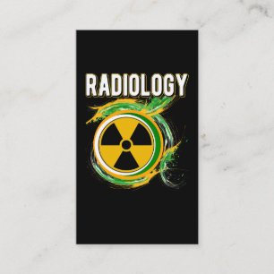 Radiology Symbol Xray Radiologist Business Card