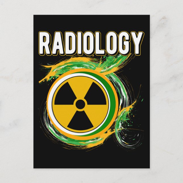 Radiology Symbol Xray Radiologist Postcard (Front)