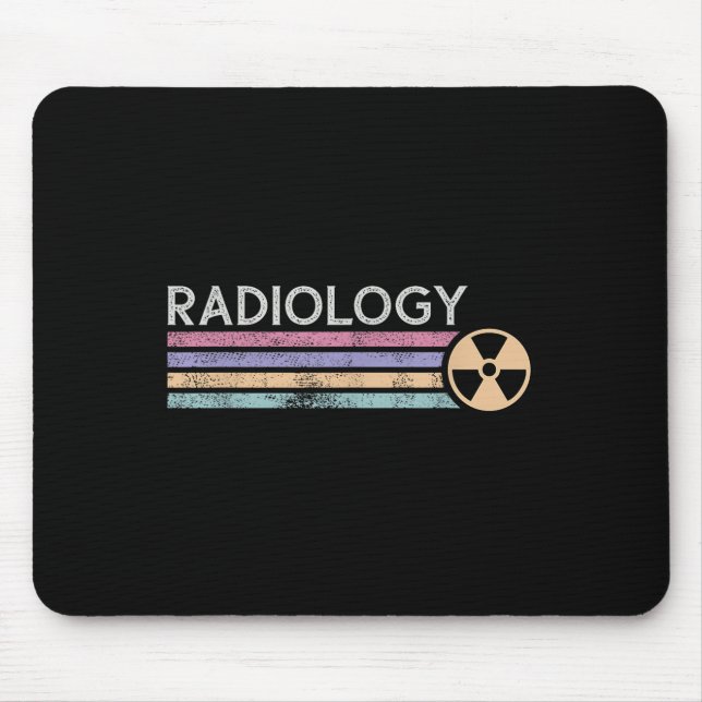 Radiology Tech Future Radiologist X-ray Tech Skele Mouse Pad (Front)