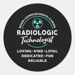 Radiology Tech Radiologic Technologist Xray Tech Classic Round Sticker