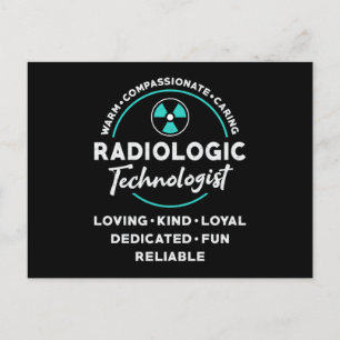Radiology Tech Radiologic Technologist Xray Tech Postcard