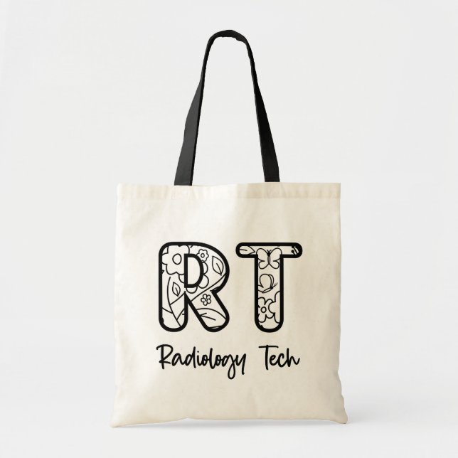 Radiology Tech RT Rad Technician X-ray Tech Gifts Tote Bag (Front)