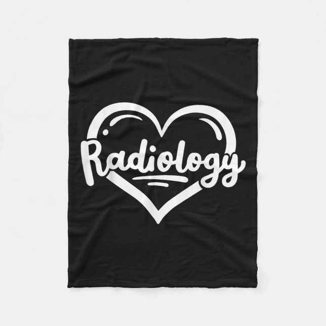 Radiology Tech Technician X-ray Tech X-ray Technol Fleece Blanket (Front)