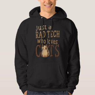 Radiology Technician Cat  Radiologist X Ray Rad Te Hoodie